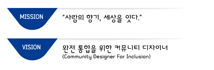 MISSION / ,  մ / VISION /    Ŀ´Ƽ ̳((Community Designer For Inclusion)